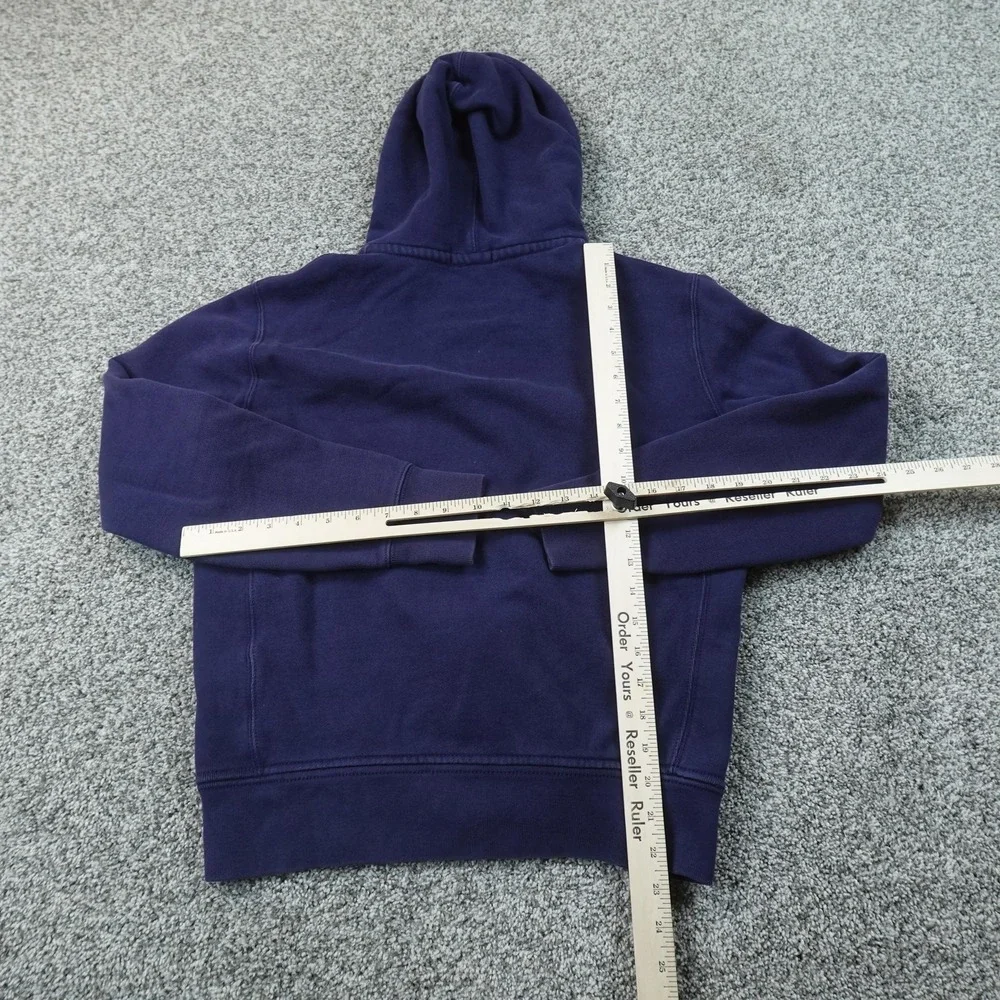 Polo Ralph Lauren Hoodie Mens S Blue Full Zip Thermal Hood Sweatshirt Pony Logo